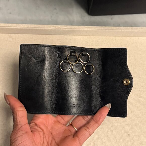 Bottega Veneta Intrecciato Leather 5 Key Case - Picture 6 of 9